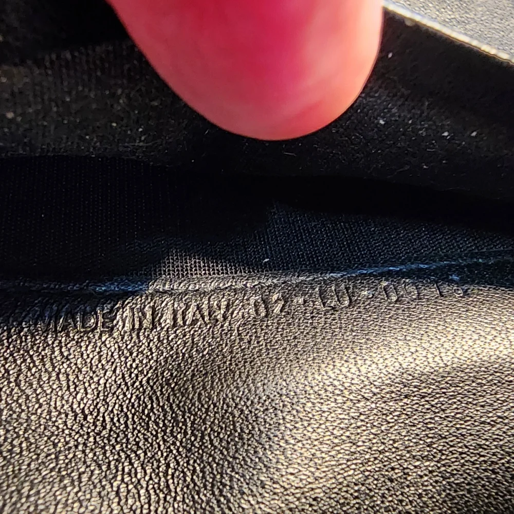 Dior Saddle Long Wallet - Black Leather